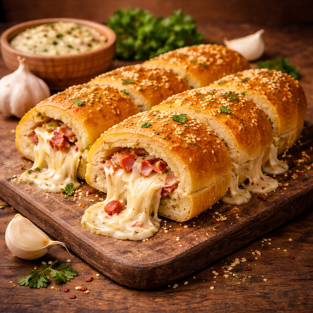 Stuffed Garlic Bread