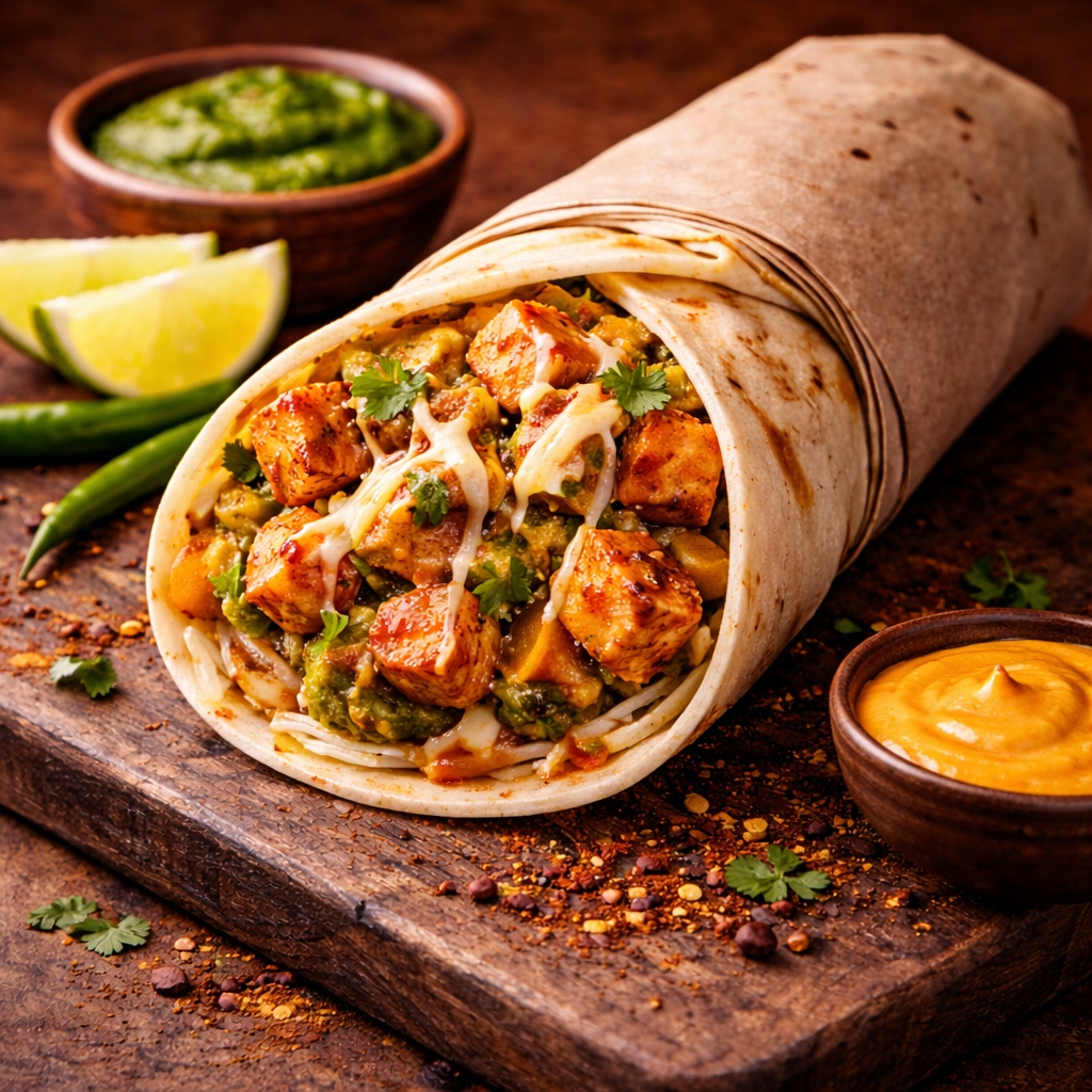 Cheese Chilli Frankie