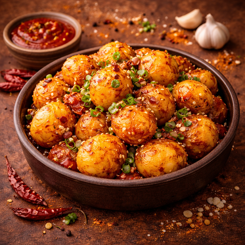 Chilli Garlic Potato